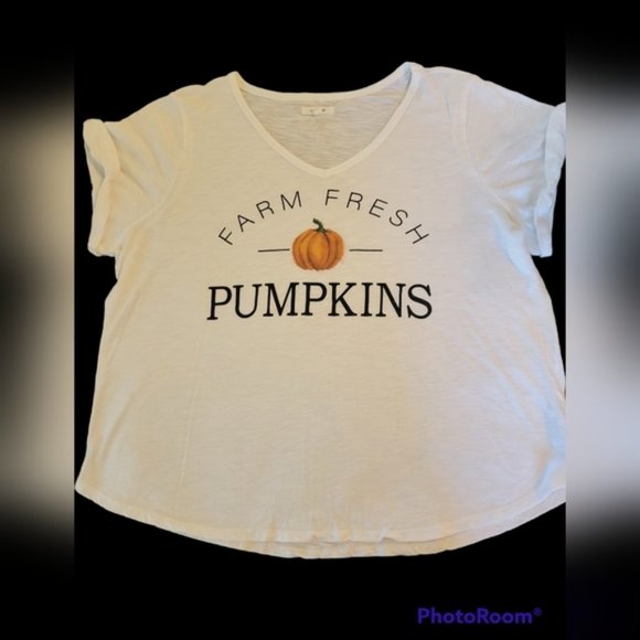 Pumpkin tee shirt - Picture 1 of 5
